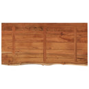 vidaXL tömör akácfa téglalap alakú fürdőszobai pult 120 x 60 x 2,5 cm