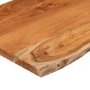 vidaXL tömör akácfa téglalap alakú fürdőszobai pult 120 x 60 x 2,5 cm