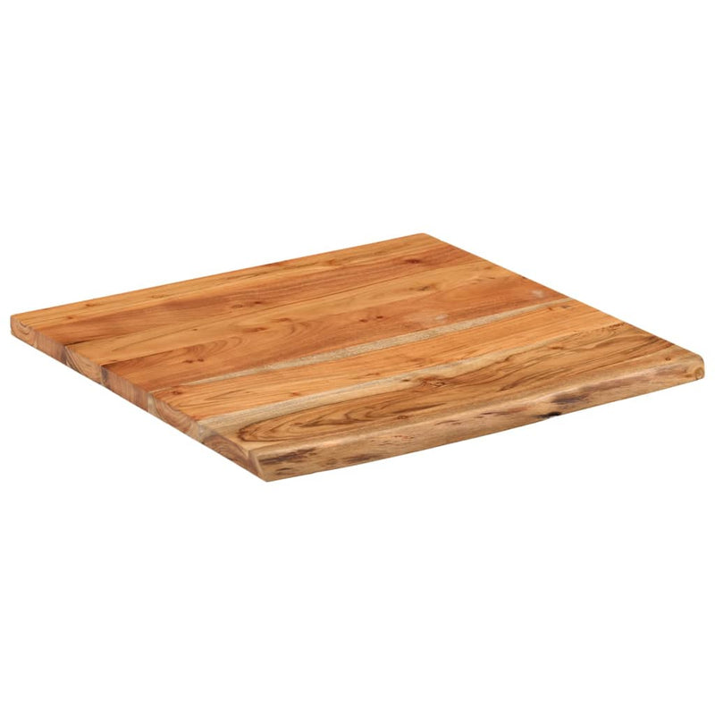 vidaXL tömör akácfa téglalap alakú asztallap 80 x 80 x 2,5 cm