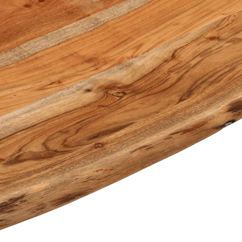 vidaXL tömör akácfa téglalap alakú asztallap 80 x 80 x 2,5 cm