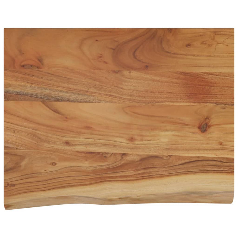 vidaXL tömör akácfa téglalap alakú fali polc 40 x 30 x 3,8 cm