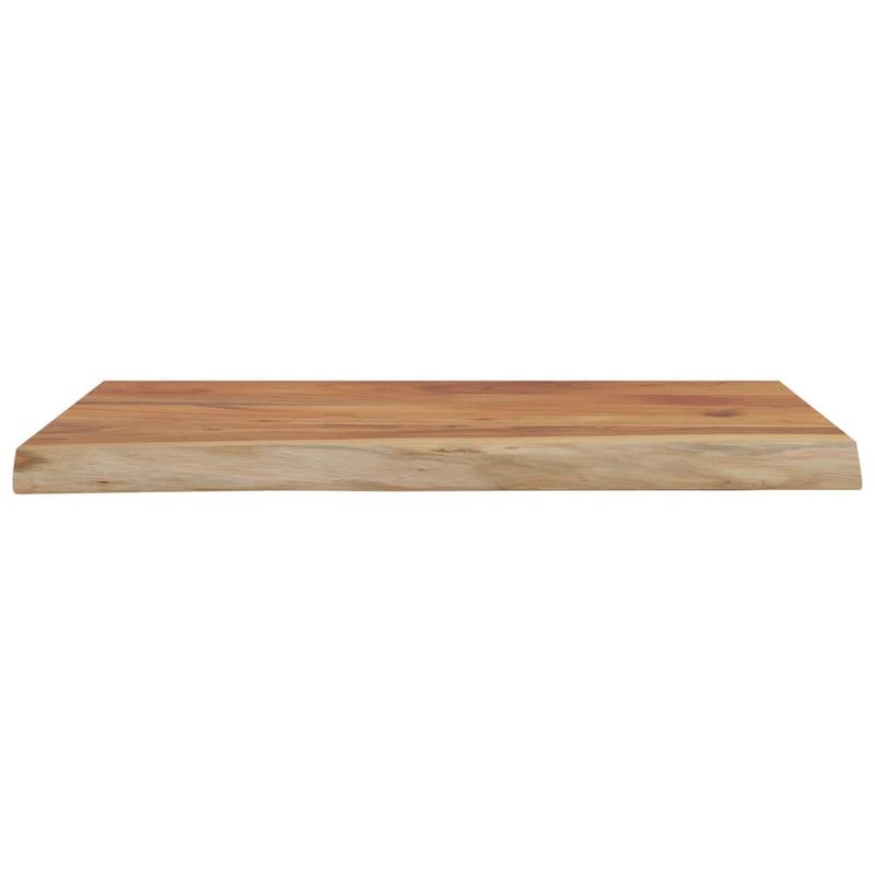 vidaXL tömör akácfa téglalap alakú fali polc 40 x 30 x 3,8 cm