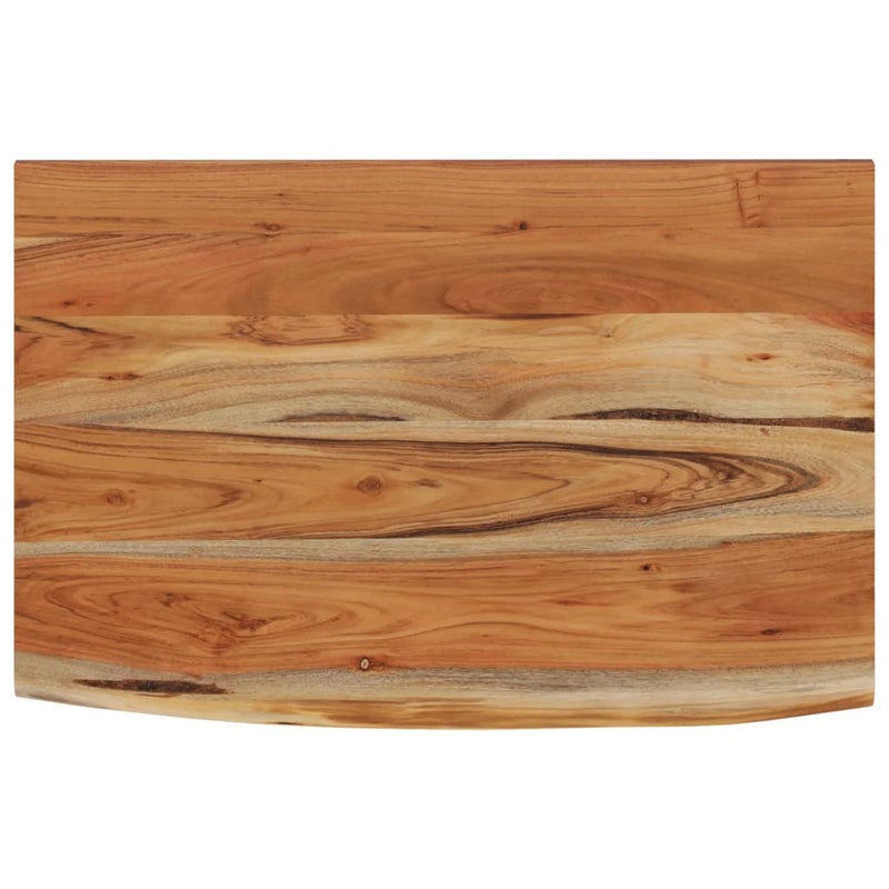 vidaXL tömör akácfa téglalap alakú fali polc 50 x 30 x 3,8 cm