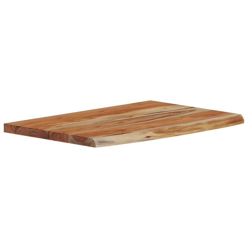 vidaXL tömör akácfa téglalap alakú fali polc 50 x 30 x 3,8 cm