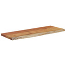 vidaXL tömör akácfa téglalap alakú fali polc 80 x 30 x 3,8 cm