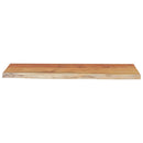 vidaXL tömör akácfa téglalap alakú fali polc 80 x 30 x 3,8 cm