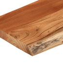 vidaXL tömör akácfa téglalap alakú fali polc 80 x 30 x 3,8 cm