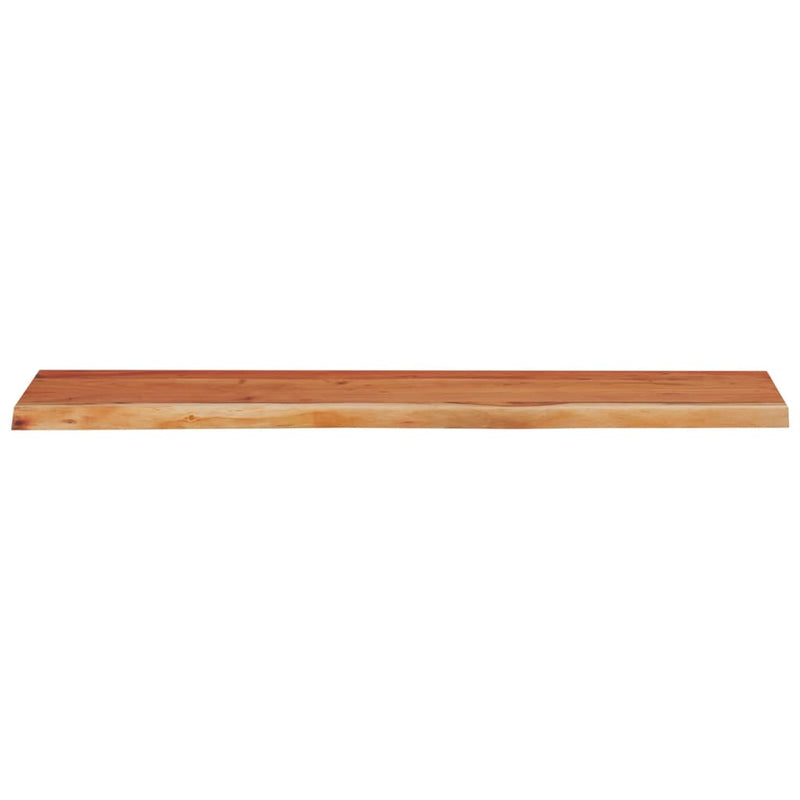 vidaXL tömör akácfa téglalap alakú fali polc 110 x 30 x 3,8 cm