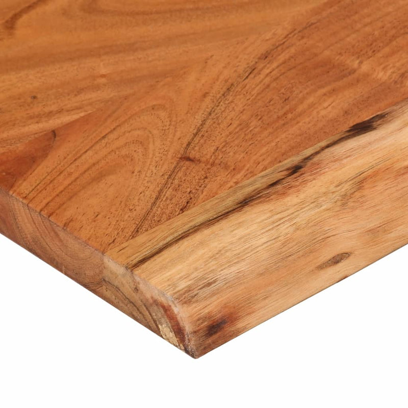 vidaXL tömör akácfa téglalap alakú fali polc 110 x 30 x 3,8 cm