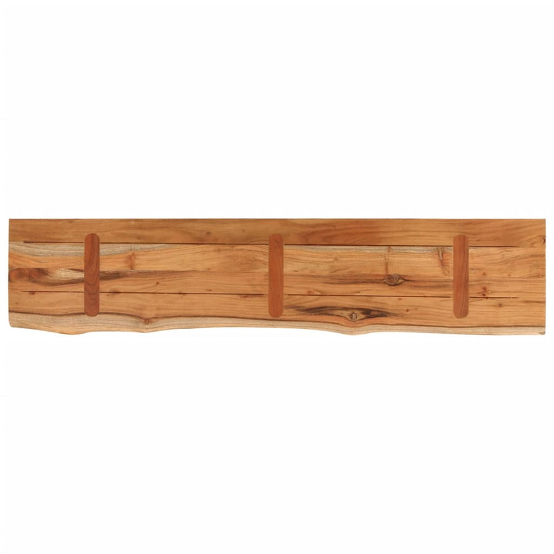 vidaXL tömör akácfa téglalap alakú asztallap 140 x 30 x 3,8 cm