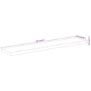 vidaXL tömör akácfa téglalap alakú asztallap 160 x 30 x 3,8 cm