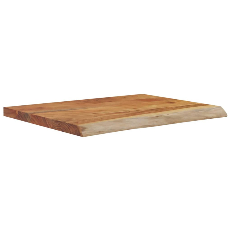 vidaXL tömör akácfa téglalap alakú fali polc 50 x 40 x 3,8 cm