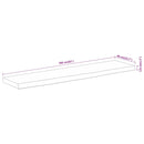 vidaXL tömör akácfa téglalap alakú asztallap 160 x 40 x 3,8 cm