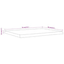 vidaXL tömör akácfa téglalap alakú fürdőszobai pult 70 x 60 x 3,8 cm