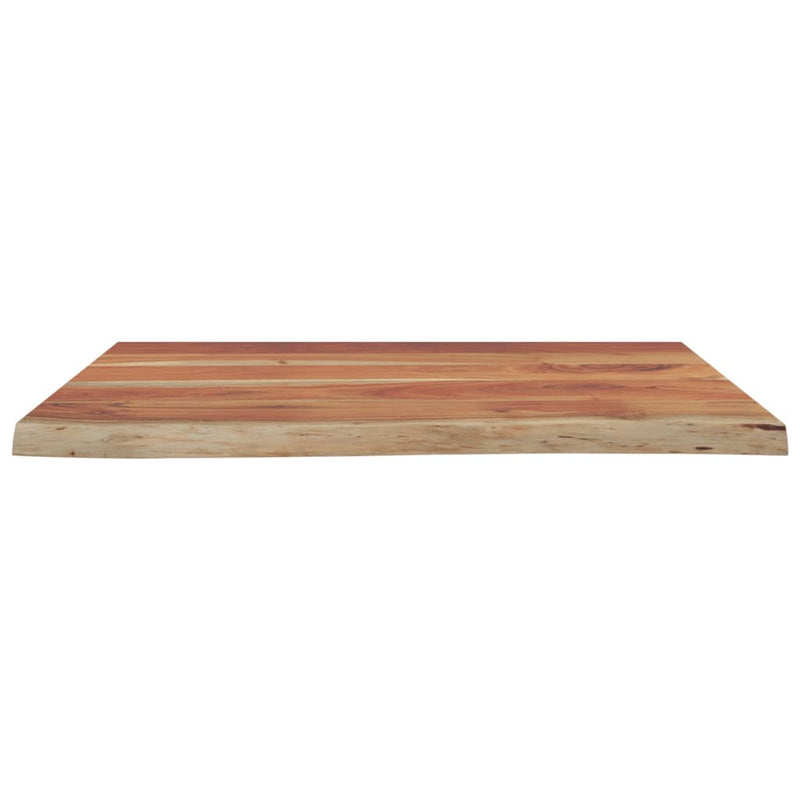 vidaXL tömör akácfa téglalap alakú fürdőszobai pult 80 x 60 x 3,8 cm