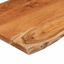 vidaXL tömör akácfa téglalap alakú fürdőszobai pult 100 x 60 x 3,8 cm