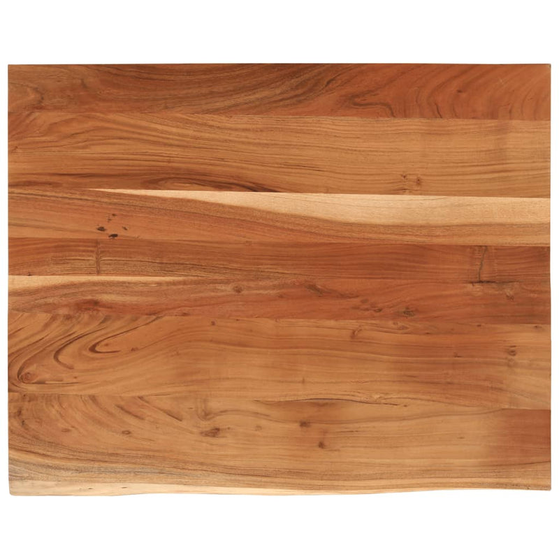 vidaXL tömör akácfa téglalap alakú asztallap 90 x 80 x 3,8 cm