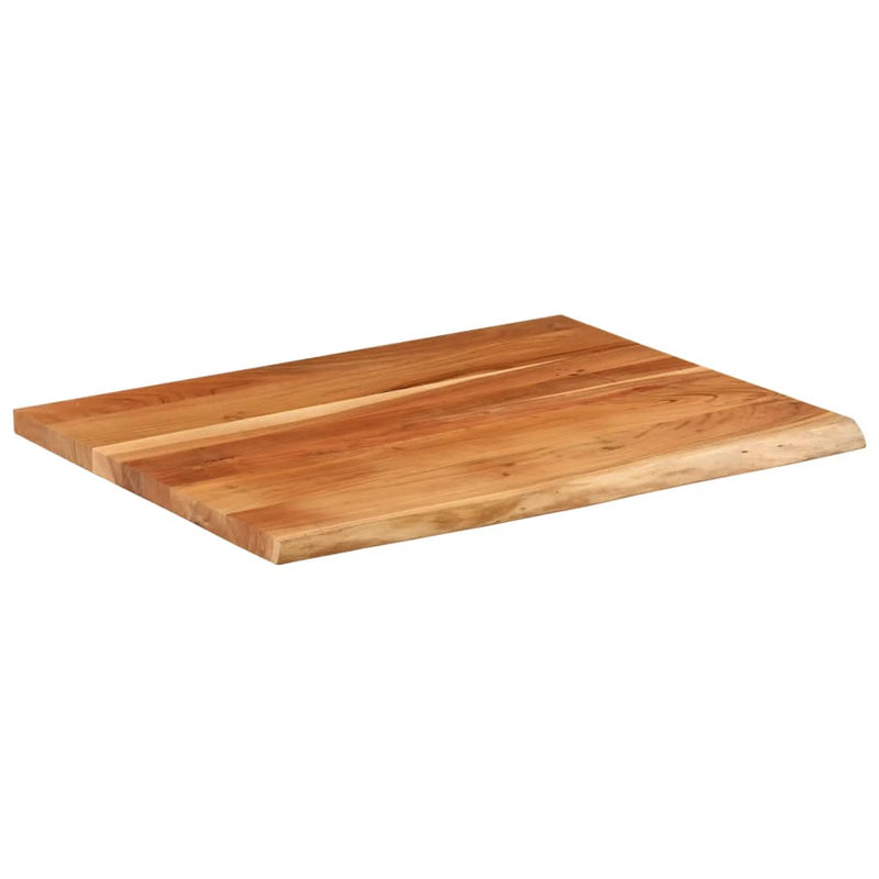 vidaXL tömör akácfa téglalap alakú asztallap 90 x 80 x 3,8 cm