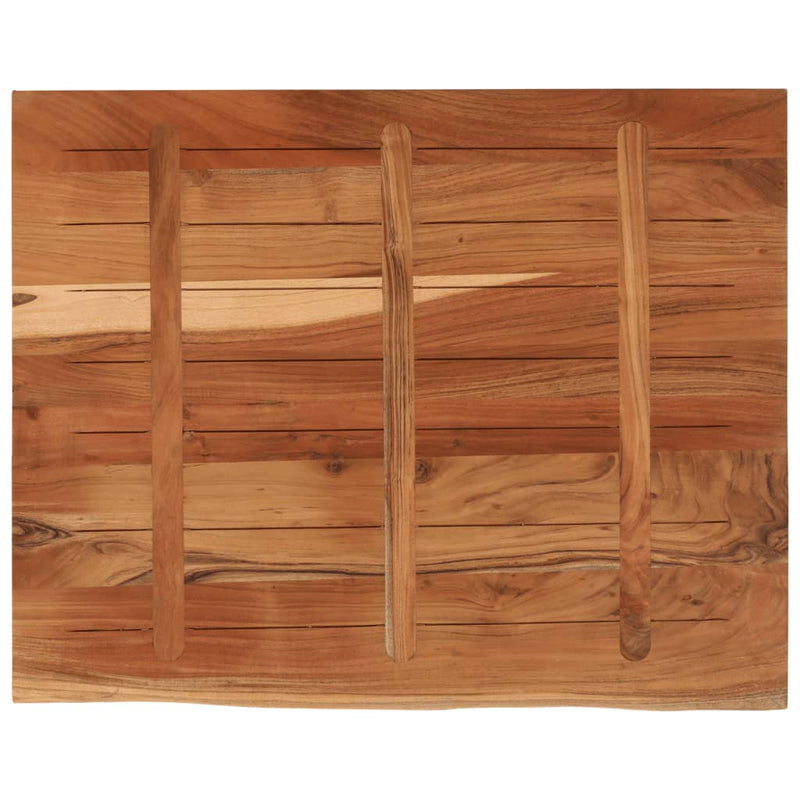vidaXL tömör akácfa téglalap alakú asztallap 90 x 80 x 3,8 cm