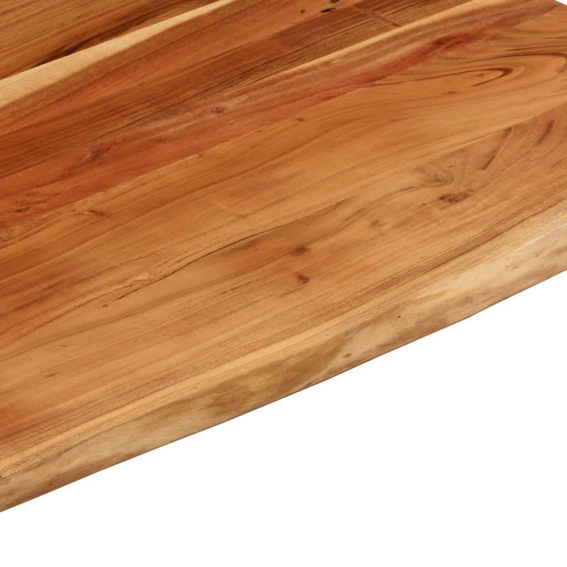 vidaXL tömör akácfa téglalap alakú asztallap 90 x 80 x 3,8 cm