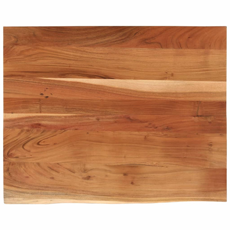 vidaXL tömör akácfa téglalap alakú asztallap 100 x 80 x 3,8 cm
