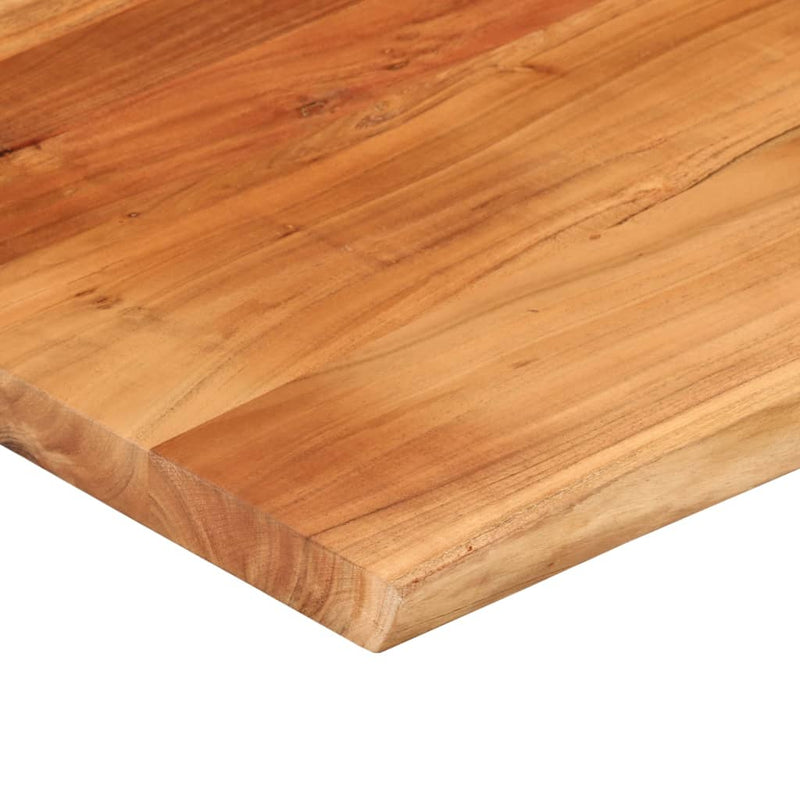 vidaXL tömör akácfa téglalap alakú asztallap 100 x 80 x 3,8 cm