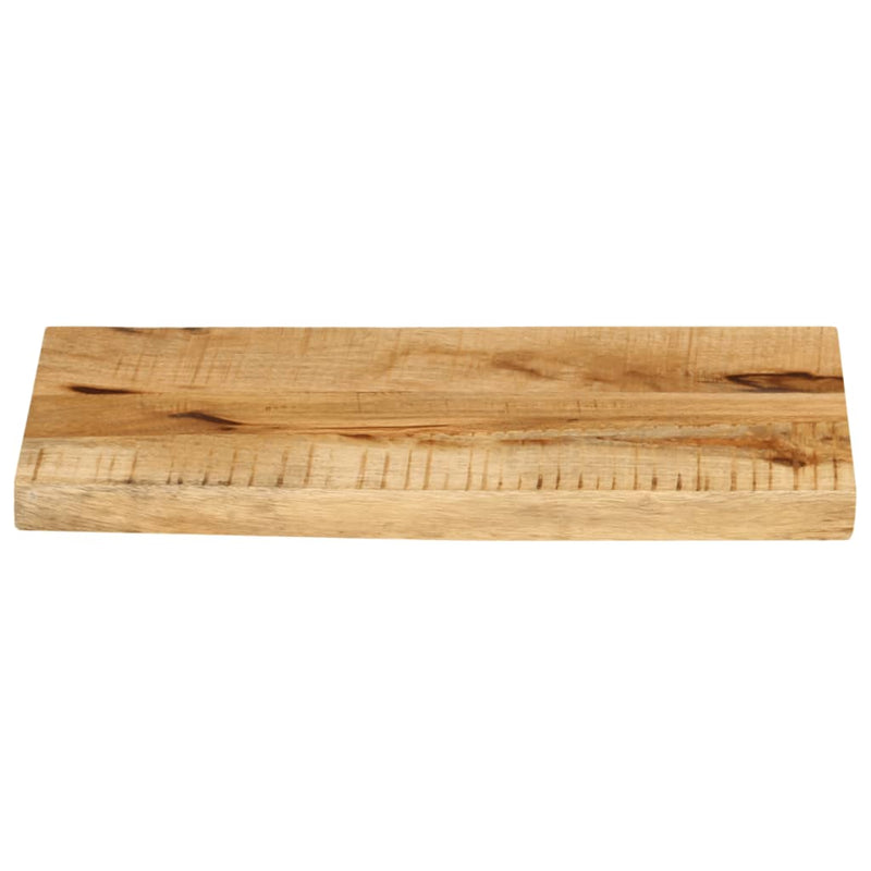 vidaXL tömör nyers mangófa természetes élű asztallap 60 x 20 x 2,5 cm