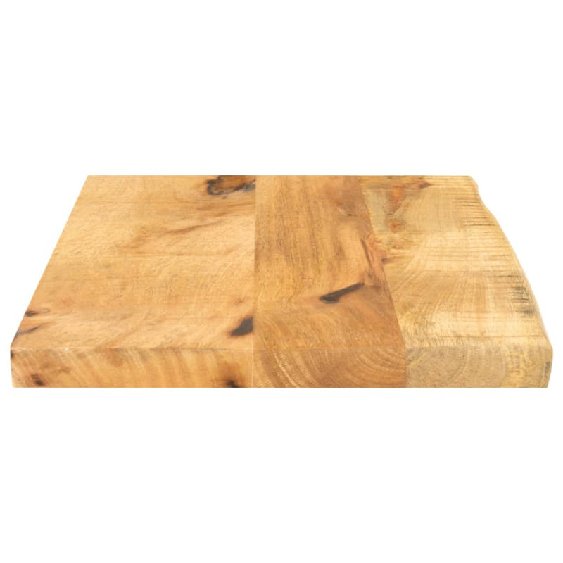 vidaXL tömör nyers mangófa természetes élű asztallap 60 x 20 x 2,5 cm