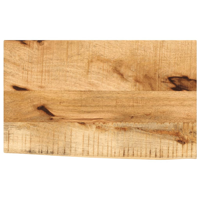 vidaXL tömör nyers mangófa természetes élű asztallap 60 x 30 x 2,5 cm