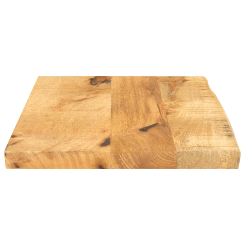 vidaXL tömör nyers mangófa természetes élű asztallap 60 x 30 x 2,5 cm