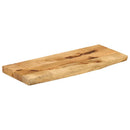 vidaXL tömör nyers mangófa természetes élű asztallap 90 x 40 x 2,5 cm