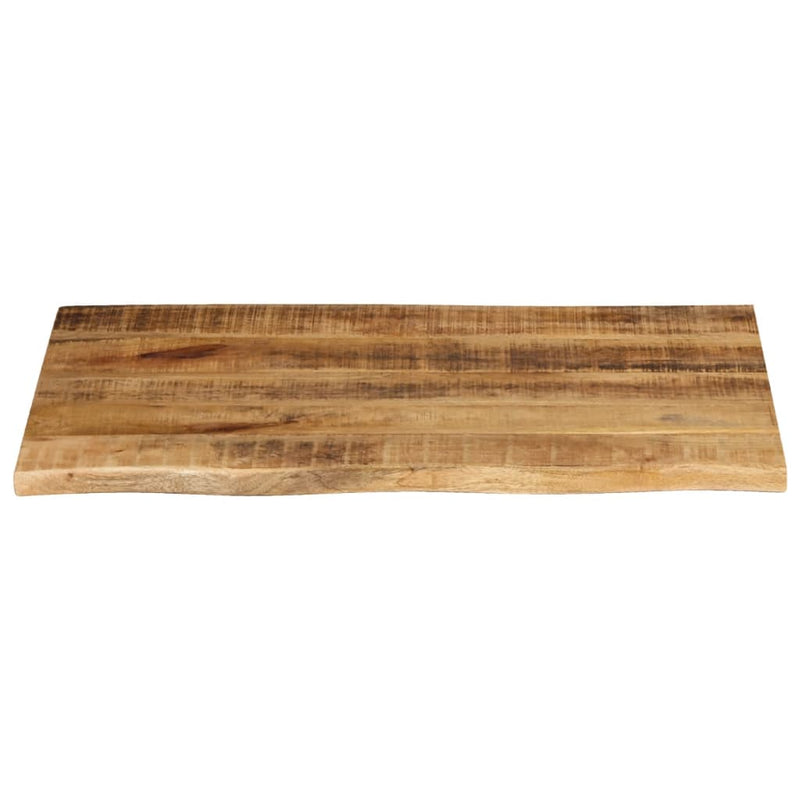vidaXL tömör nyers mangófa természetes élű asztallap 70 x 60 x 2,5 cm