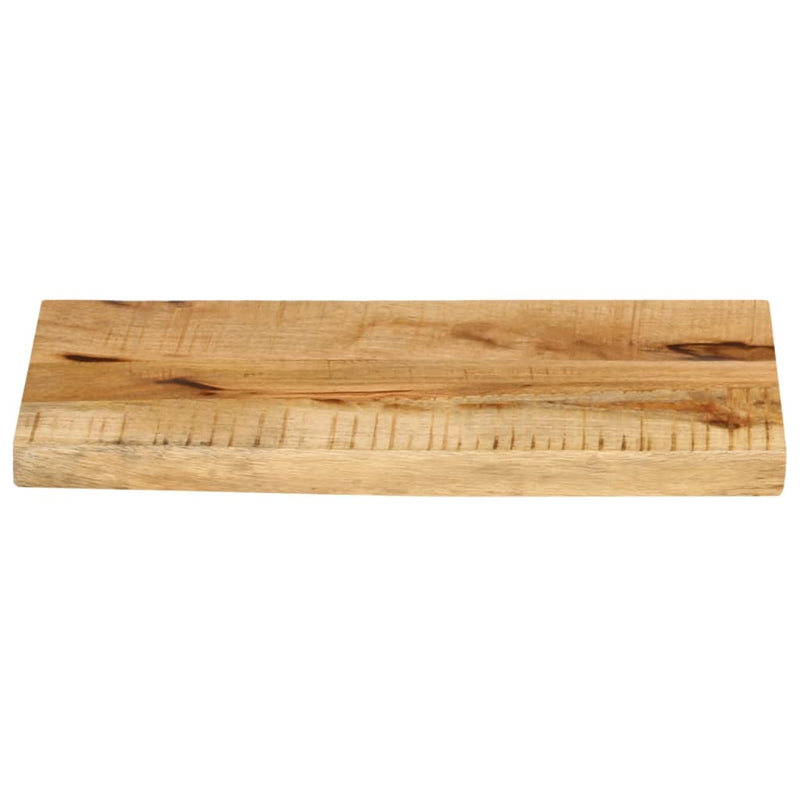 vidaXL tömör nyers mangófa természetes élű asztallap 50 x 20 x 3,8 cm
