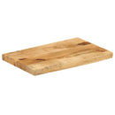vidaXL tömör nyers mangófa természetes élű asztallap 50 x 30 x 3,8 cm