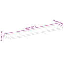 vidaXL tömör nyers mangófa természetes élű asztallap 140 x 30 x 3,8 cm