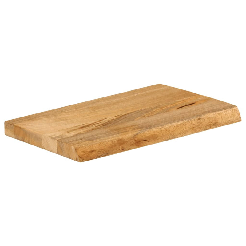vidaXL tömör mangófa természetes élű asztallap 40 x 20 x 2,5 cm