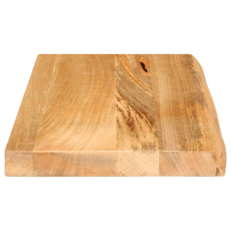 vidaXL tömör mangófa természetes élű asztallap 40 x 20 x 2,5 cm