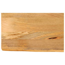 vidaXL tömör mangófa természetes élű asztallap 60 x 20 x 2,5 cm