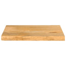 vidaXL tömör mangófa természetes élű asztallap 60 x 20 x 2,5 cm