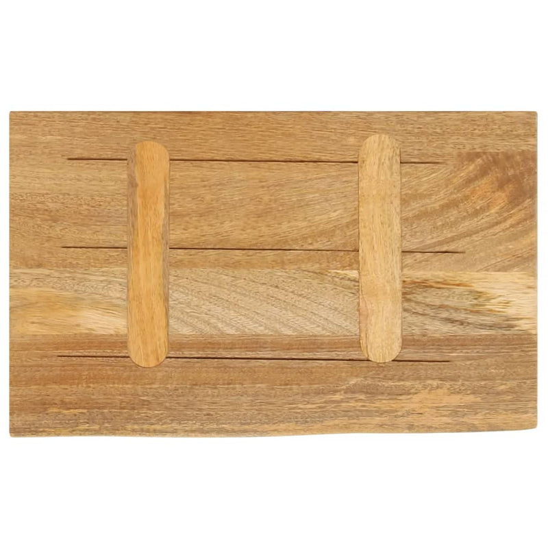 vidaXL tömör mangófa természetes élű asztallap 60 x 20 x 2,5 cm