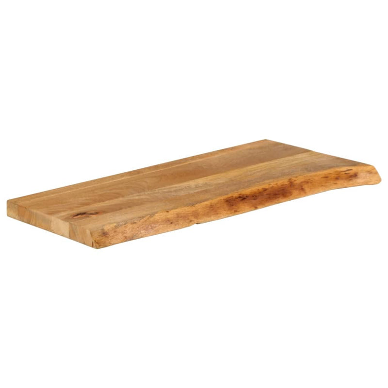 vidaXL tömör mangófa természetes élű asztallap 70 x 20 x 2,5 cm