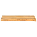 vidaXL tömör mangófa természetes élű asztallap 70 x 20 x 2,5 cm