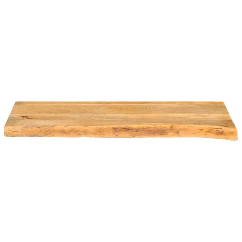 vidaXL tömör mangófa természetes élű asztallap 70 x 20 x 2,5 cm