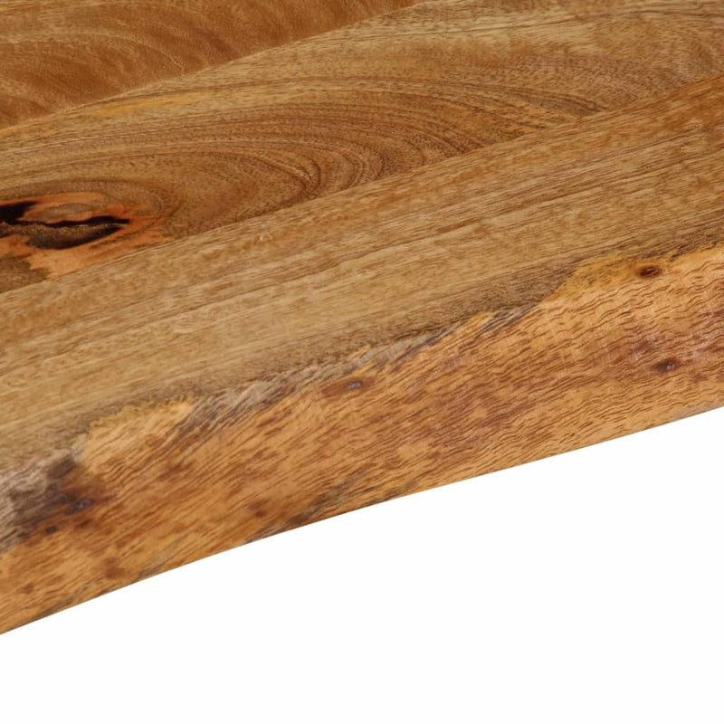 vidaXL tömör mangófa természetes élű asztallap 70 x 20 x 2,5 cm