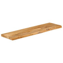 vidaXL tömör mangófa természetes élű asztallap 120 x 20 x 2,5 cm