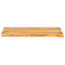 vidaXL tömör mangófa természetes élű asztallap 70 x 30 x 2,5 cm