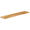 vidaXL tömör mangófa természetes élű asztallap 140 x 40 x 2,5 cm