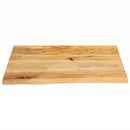 vidaXL tömör mangófa természetes élű asztallap 60 x 60 x 2,5 cm