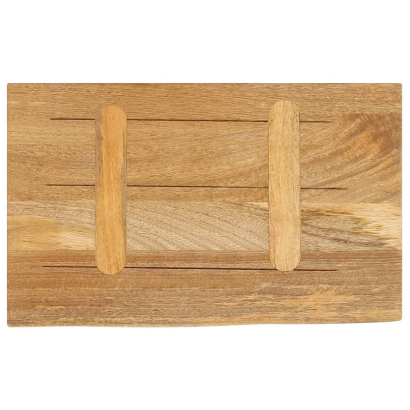 vidaXL tömör mangófa természetes élű asztallap 50 x 20 x 3,8 cm
