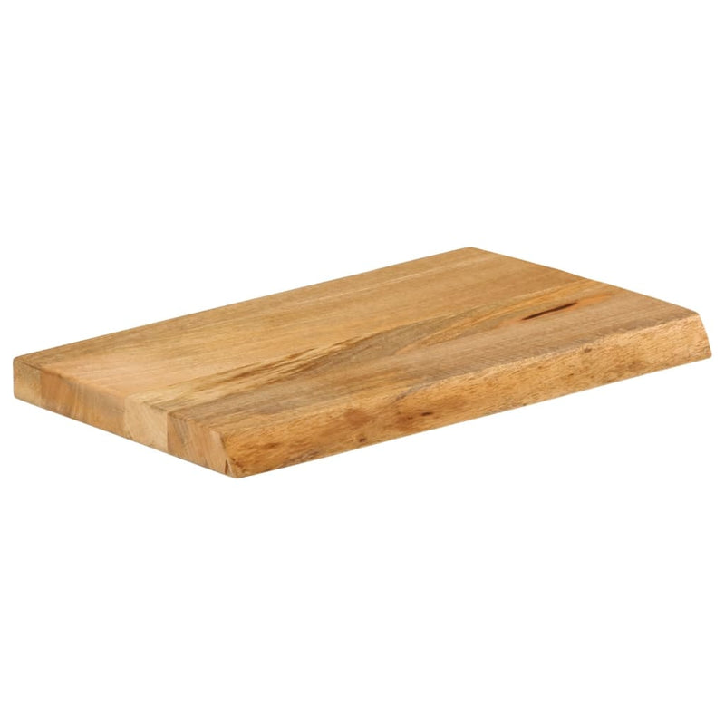 vidaXL tömör mangófa természetes élű asztallap 60 x 20 x 3,8 cm